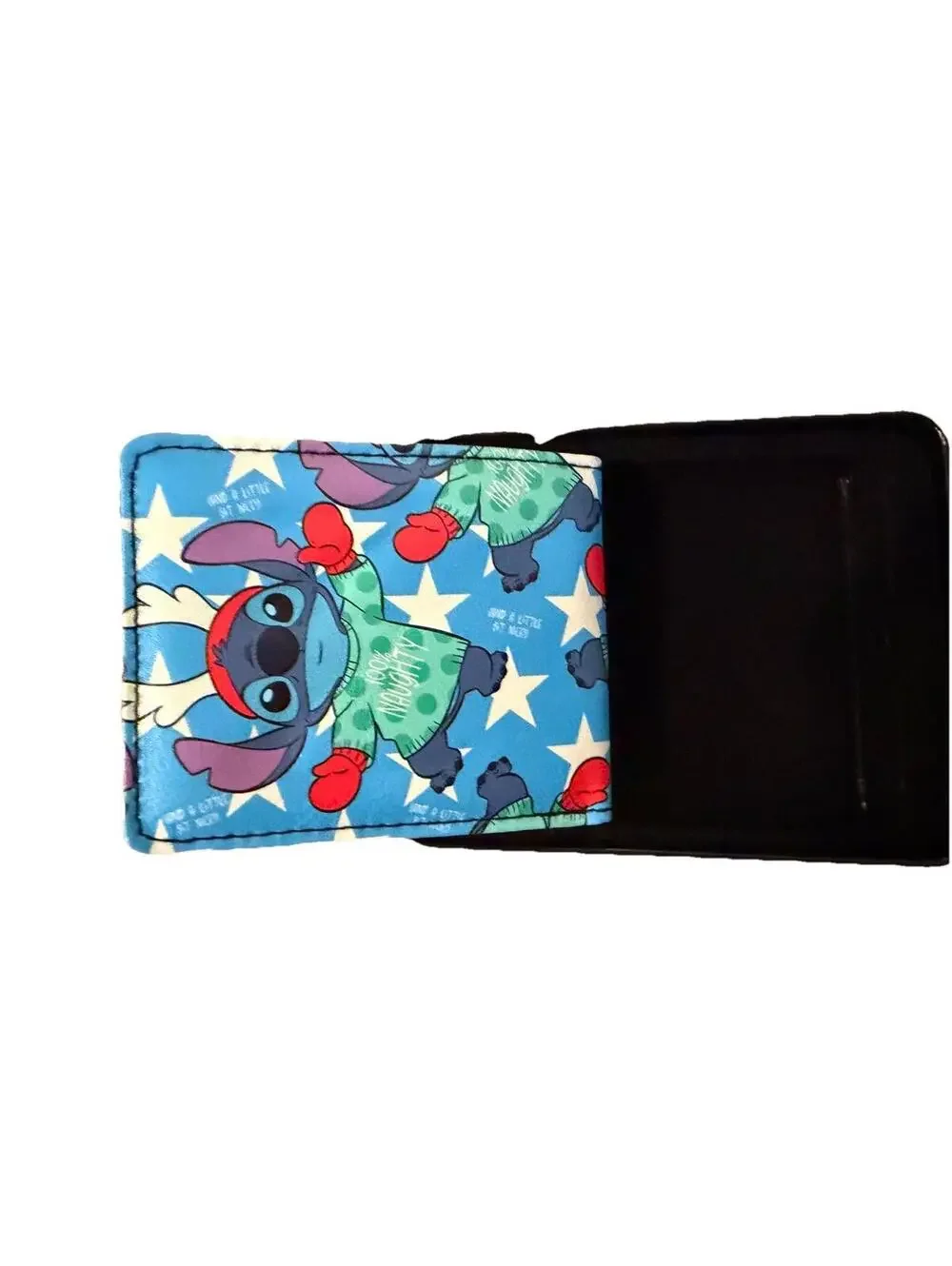 Buckle-Down Men's Bi-fold Wallet Disney Reindeer Stitch!